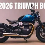 2026 Triumph Bonneville Bobber Launched: Classic Styling Meets Modern Performance and Smart Technology